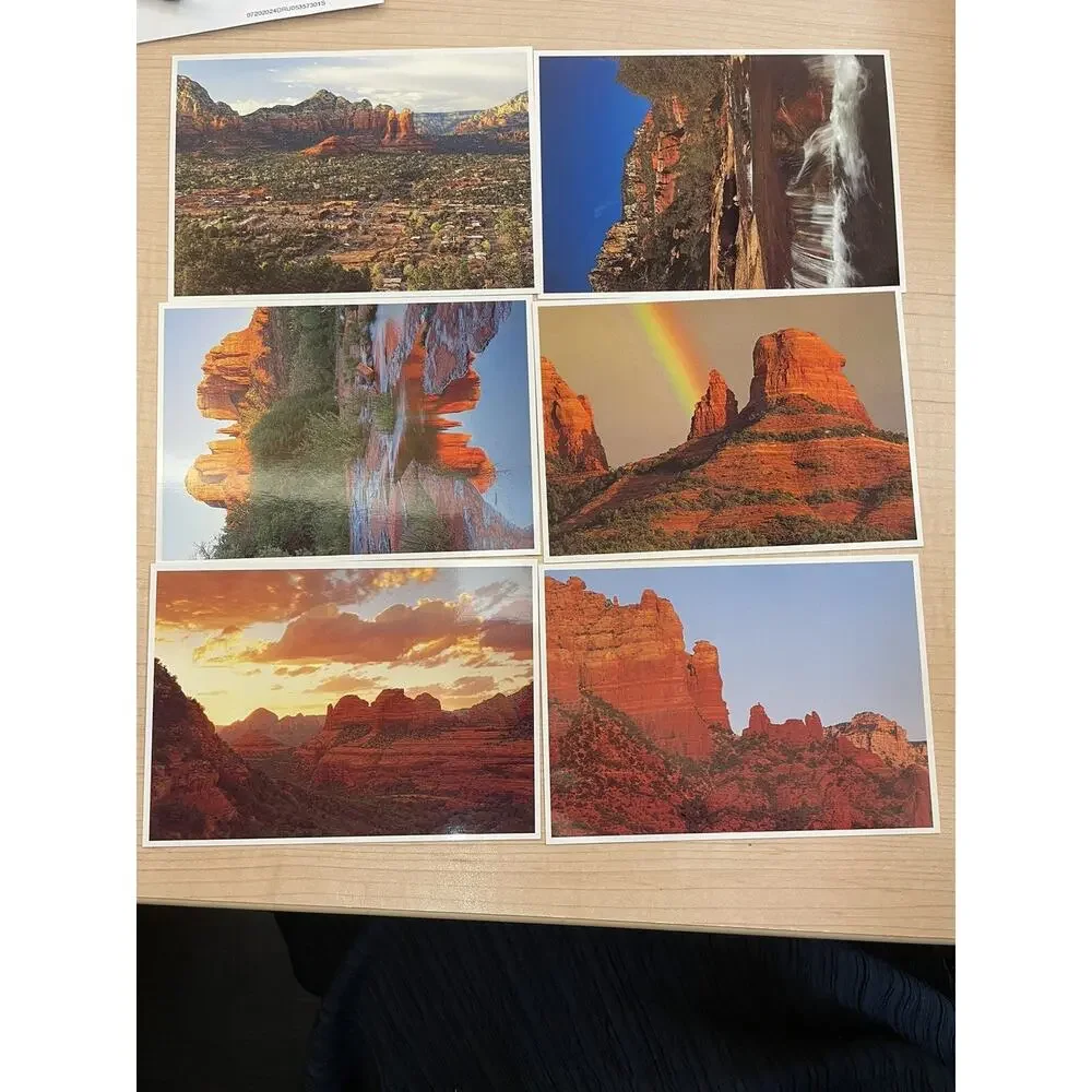 Beautiful Sedona Postcard Set With Cover